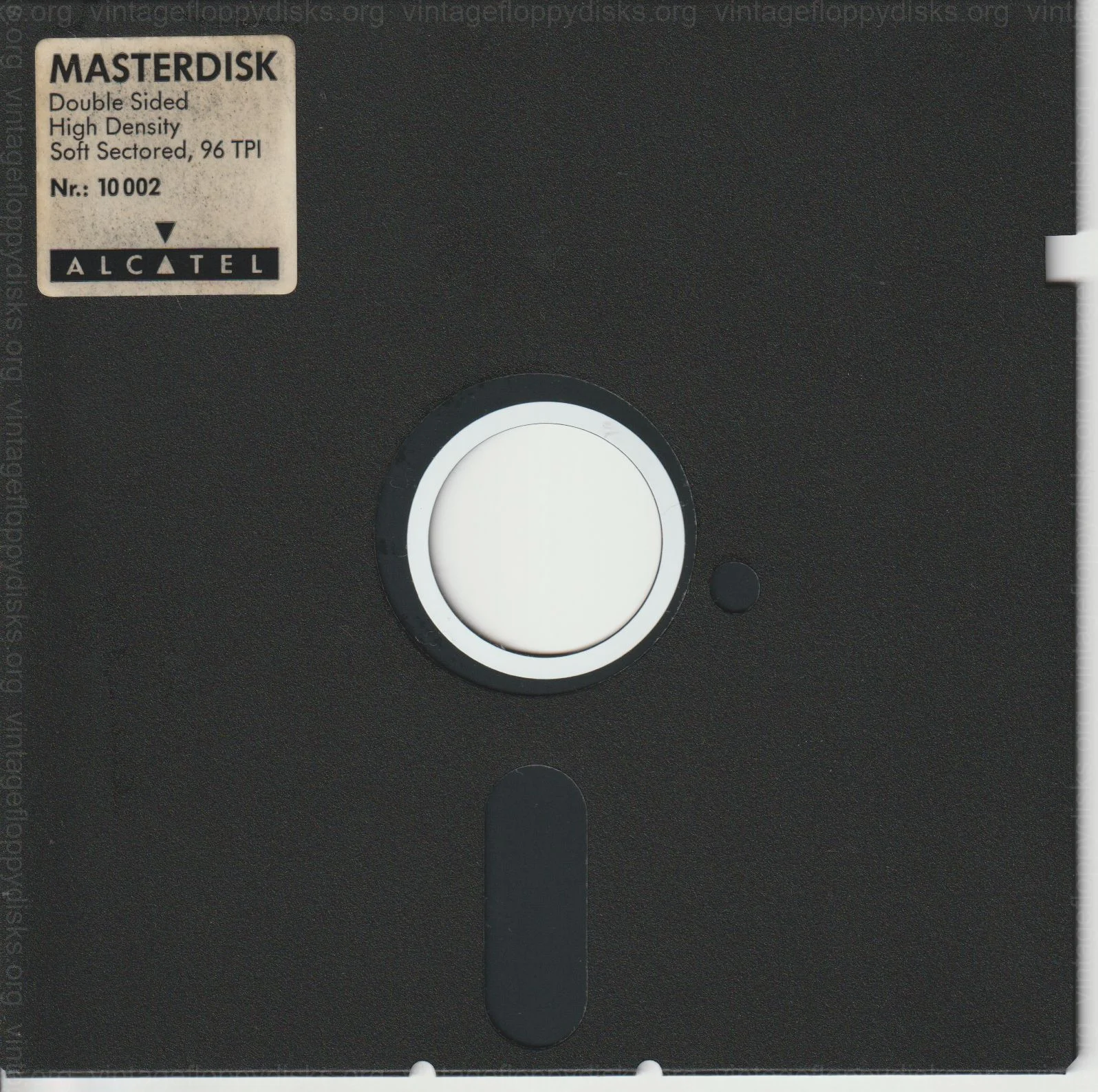 a vintage floppy disk from Alcatel. Cat. no.: A12-525-0001-001