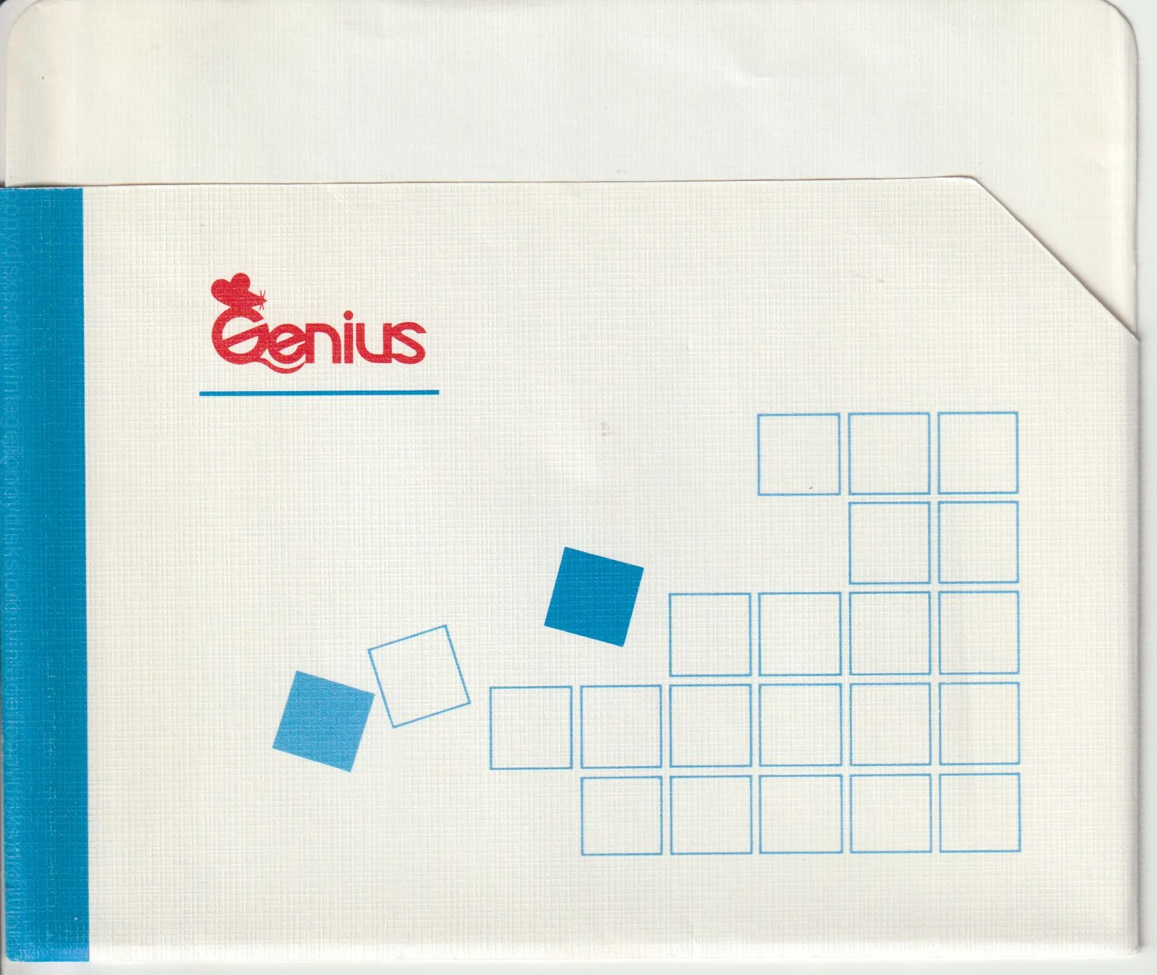 a vintage floppy disk sleeve from Genius. Cat. no.: G7-525-001