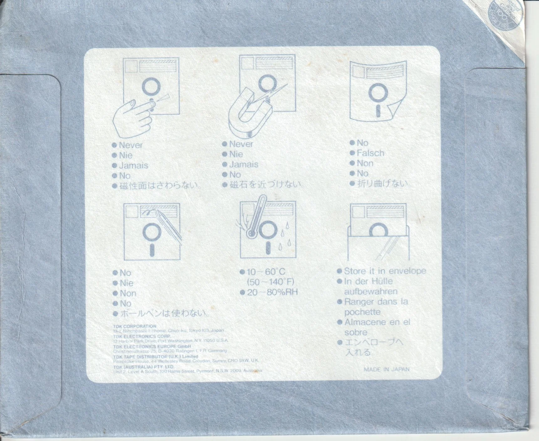 Sleeve T1-525-001 - Back
